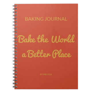 Baking Journal Terracotta & Mustard Yellow