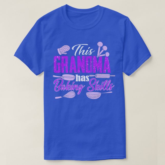 Baking Lover Funny Grandmother Baker Grandma   526 T-Shirt (Design Front)