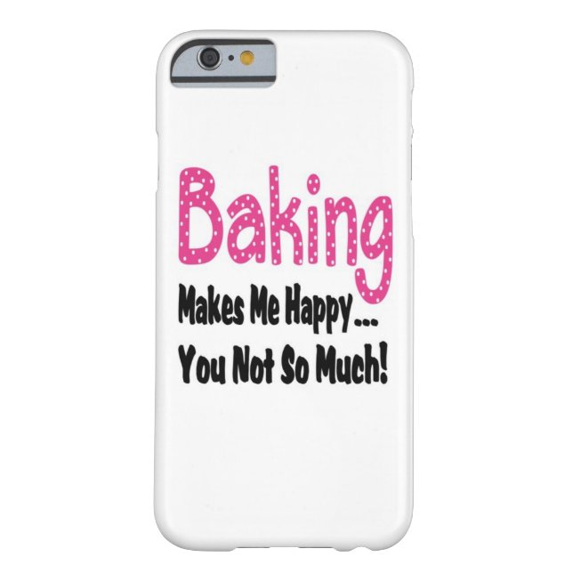Baking Makes Me Happy Case-Mate iPhone Case (Back)