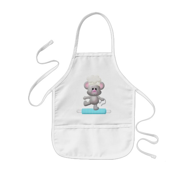 Baking Mouse kids apron (Front)