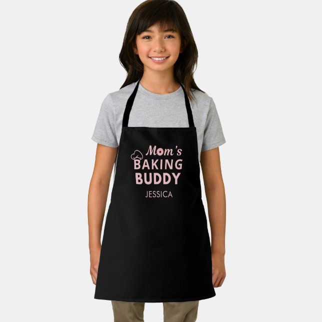 Baking Mum Personalised Gifts for Mum Matching Kid Apron (Insitu)