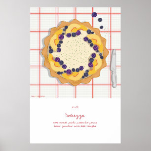 Baking passion with crostata, the italian tart  poster