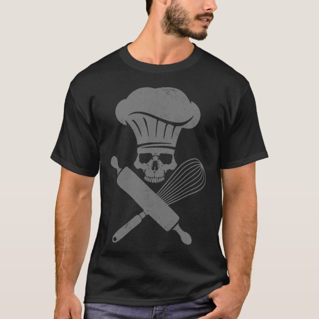 Baking Pastry Chef Cooking Baker T-Shirt (Front)
