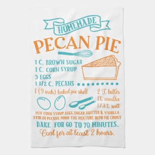 Baking, Pecan Pie Recipe Kitchen Towel