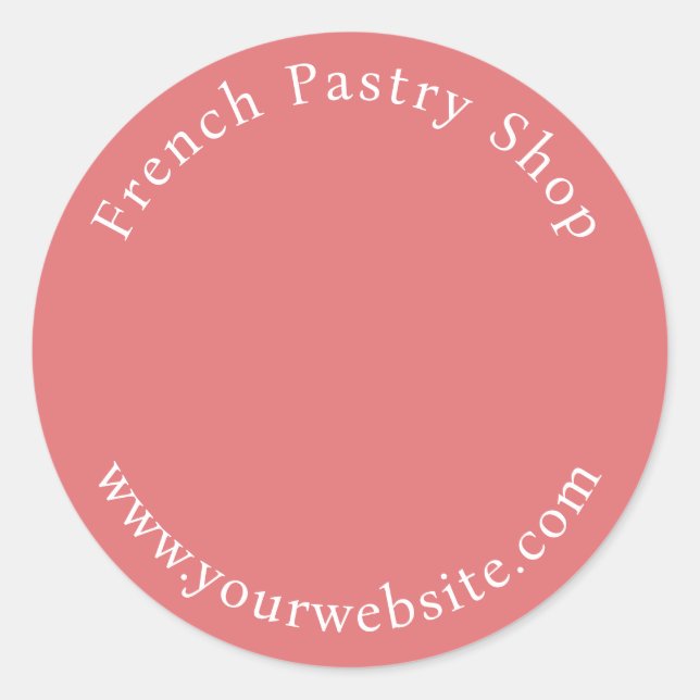 Baking photo Sticker (Front)