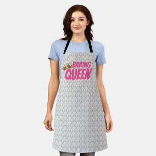 Baking Queen Pattern for Cake and Sweets Lovers Apron