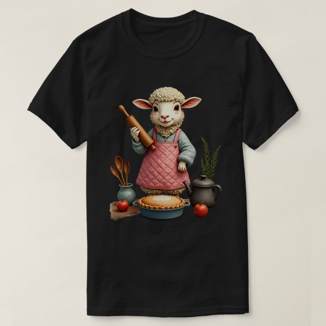 Baking Sheep T-Shirt (Design Front)