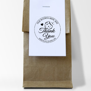 Baking Small Business Thank You Rubber Stamp