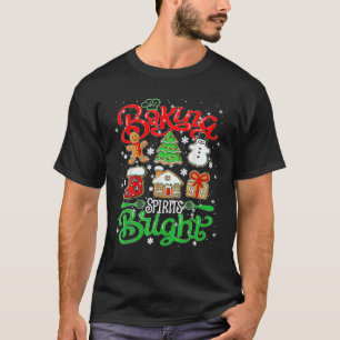 Baking Spirit Bright Donut Christmas Tree Xmas Coo T-Shirt
