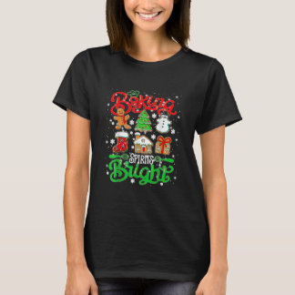 Baking Spirit Bright Doughnut Christmas T-Shirt