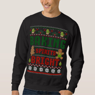 Baking Spirit Bright Doughnut Christmas Tree Xmas  Sweatshirt