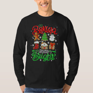 Baking Spirit Bright Doughnut Christmas Tree Xmas T-Shirt