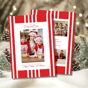 Baking Spirits Bright Christmas Family Photo Holiday Card