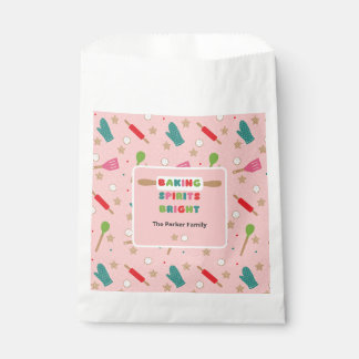 Baking Spirits Bright Christmas Favour Bag