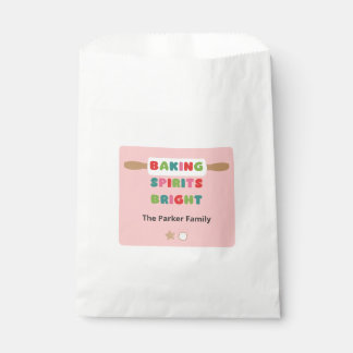 Baking Spirits Bright Christmas Favour Bag