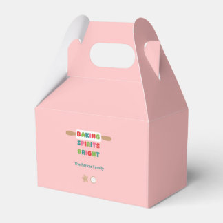 Baking Spirits Bright Christmas Favour Box