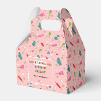 Baking Spirits Bright Christmas Favour Box