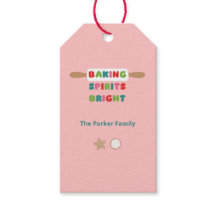 Baking Spirits Bright Christmas Gift Tags