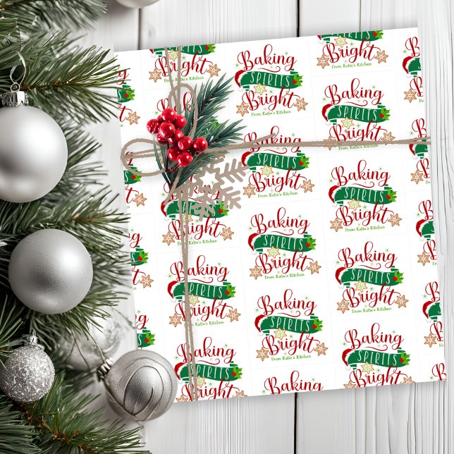 Baking Spirits Bright Christmas Holiday Tissue Paper (Baking Spirits Bright Christmas Holiday Tissue Paper)