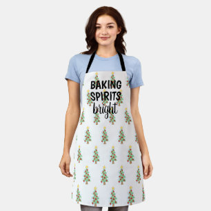 Baking Spirits Bright Christmas Tree Apron