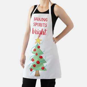 Baking Spirits Bright Christmas Tree Apron