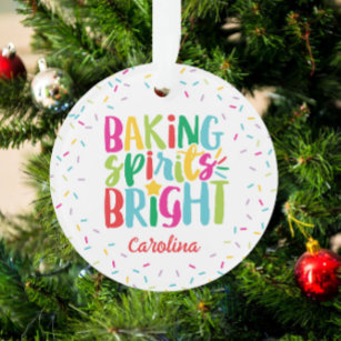 Baking Spirits Bright Colourful Sprinkles Christma Ornament