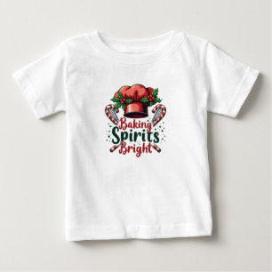 Baking Spirits Bright Funny Baking Chef Baker   Baby T-Shirt