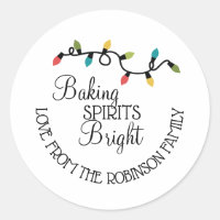 Baking Spirits Bright holiday baked goods labels