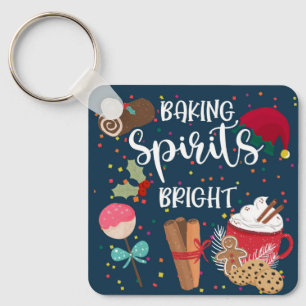 baking spirits bright homemade hamper note card key ring