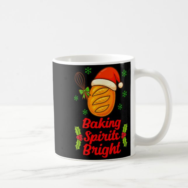Baking Srits A Bright Christmas Xmas Baker Sourdou Coffee Mug (Right)