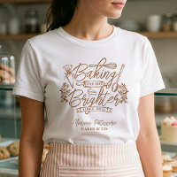 Baking the Day Brighter Bakery Logo Bakery Uniform