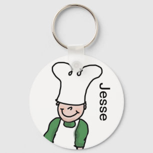 Baking time with name on it personalise key ring