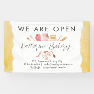 Baking Tools Social Media Bakery Business Banner