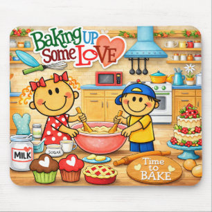 Baking Up Some Love Mouse Pad