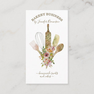 Baking utensils Catering Cook Chef Business Card