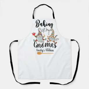 Baking with my Gnomes Custom Bakery Gnome Baking Apron