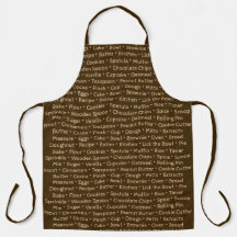 Baking Words Apron