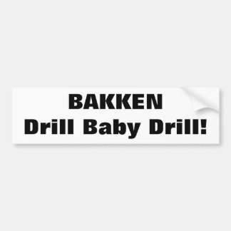 BAKKEN Bumper Sticker