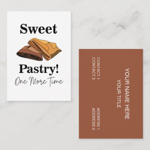 Baklava Sweet Pastry Food Bakery Business Card