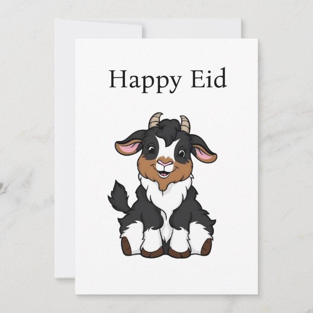 Bakra Eid Mubarak  Holiday Card (Front)