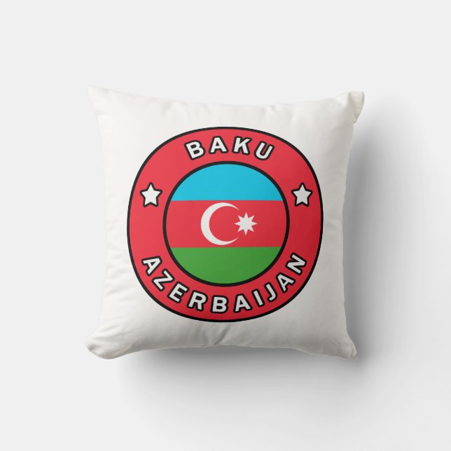 Baku Azerbaijan Cushion (Front)