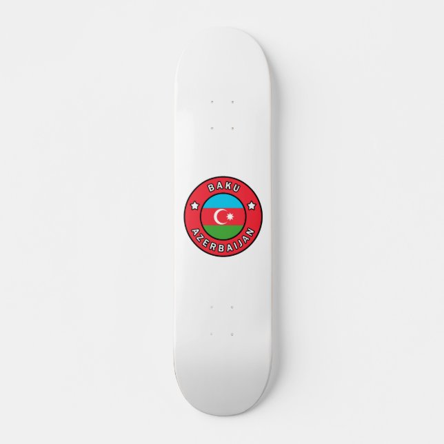 Baku Azerbaijan Skateboard (Front)