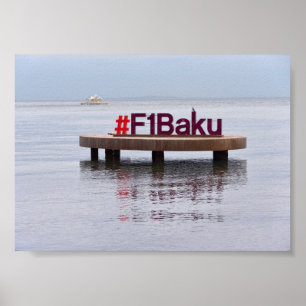 Baku Formula 1 poster