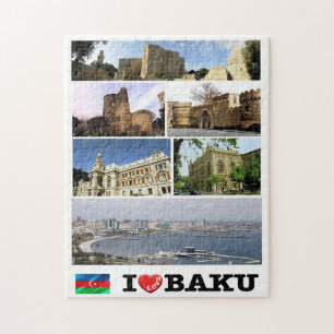 Baku - I Love - Jigsaw Puzzle