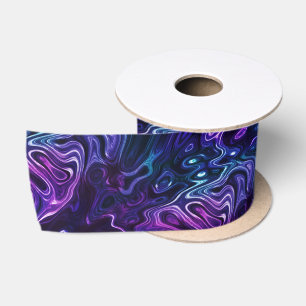 baku whisper - dark marble : satin ribbon
