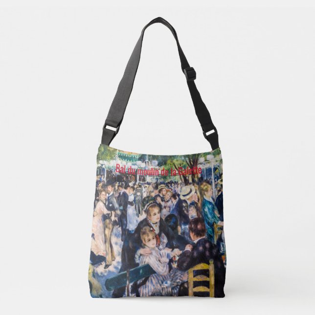 Bal du moulin de la Galette Crossbody Bag (Front)