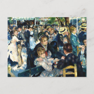 Bal Du Moulin De La Galette Pierre Auguste Renoir Postcard