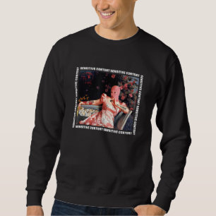 Balaclava Girl  Sad Aesthetic Edgy Streetwear Sweatshirt