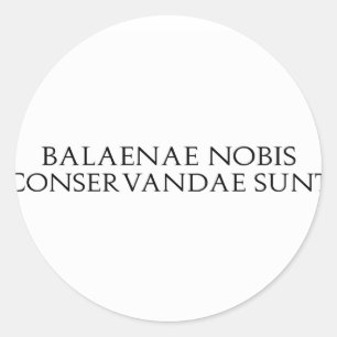 Balaenae Nobis Stickers