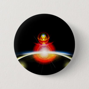 Balance 6 cm round badge